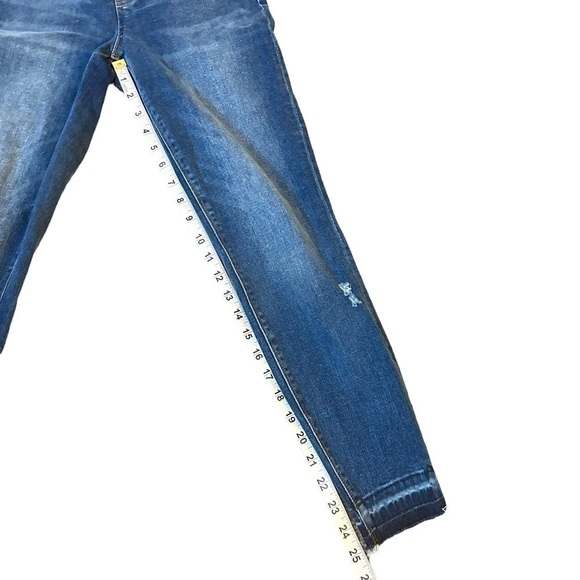 Spanx Jeans Womens Small Distressed Ankle Skinny Slimming Shape Wear High Rise - Picture 10 of 12